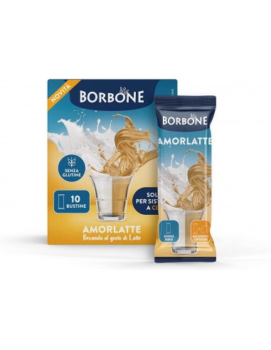 Caffè Borbone Latte -10 stick - Ideali per Sistemi a Cialde