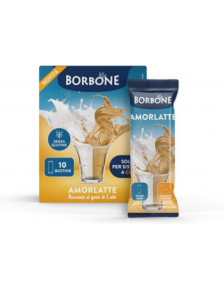 Kompatibler Caffè Borbone Latte – 10 Sticks – Ideal für Systeme