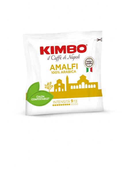 100 Kimbo Pods Mischung Espresso Amalfi 100% Arabica