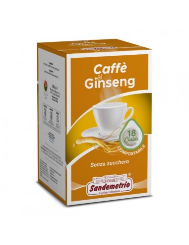 Compatibili 18 Cialde ese 44 Sandemetrio Caffè al Ginseng