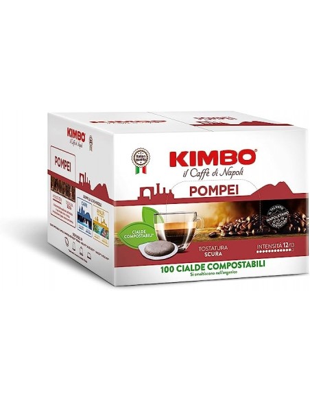 Compatibili 100 Cialde Kimbo Miscela Espresso Pompei