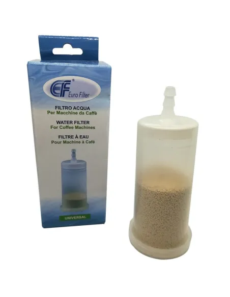 Filtro Anticalcare Addolcitore per tutte le Macchine da Caffe a Cialde o Capsule, Decalcificante attacco 6mm