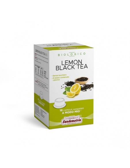 Compatibili 16 Capsule a modo mio Sandemetrio Lemon Black Tea