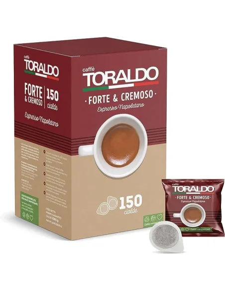 150 Cialde Caffè Toraldo Miscela Forte e Cremosa