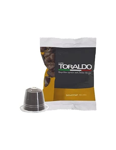 Compatibili 100 Capsule Nespresso Toraldo Miscela Gourmet