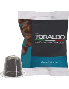 *10 Capsule Nespresso Toraldo Miscela Decaffeinata