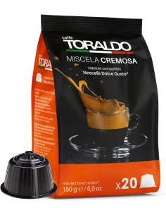 *20 Capsule Dolce Gusto Toraldo Miscela Cremosa