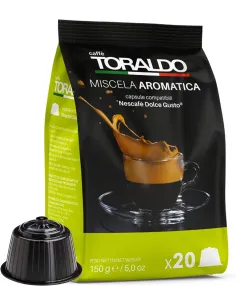 *20 Capsule Dolce Gusto Toraldo Miscela Aromatica Arabica