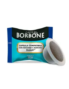*10 Capsule Bialetti Caffè Borbone Miscela Blu anche per nuove macchine con sensore