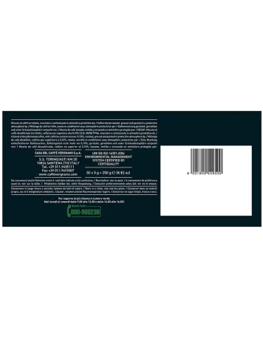 *10 Capsule Nespresso Vergnano Compostabili Miscela Decaffeinato