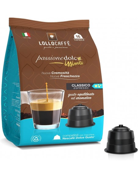 16 Kapseln Nescafé Dolce Gusto Kaffee LOLLO Classic
