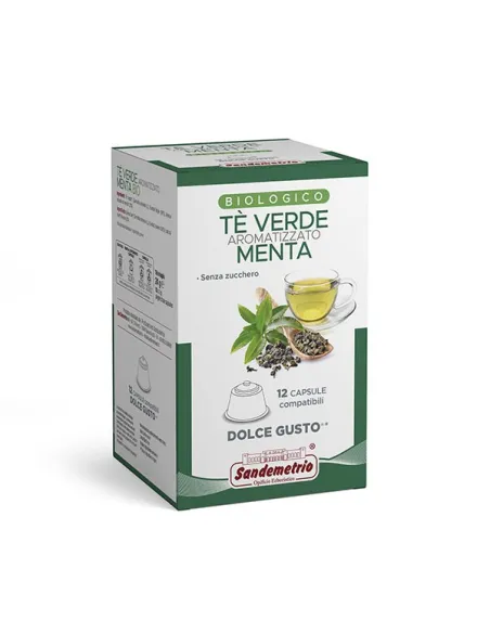 TÈ VERDE MENTA 12 CAPSULE COMPATIBILI NESCAFÈ DOLCE GUSTO ®*