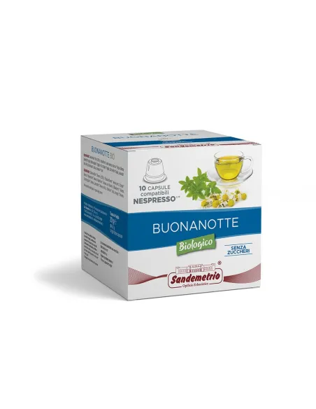 10 Nespresso Tisana Buonanotte Bio Sandemetrio