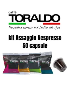 50 Nespresso Caffè Toraldo Box Degustazione