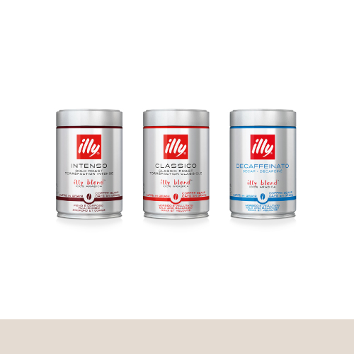 grani in barattolo illy caff&egrave; varie miscele