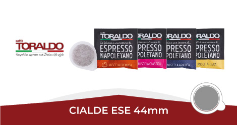 200 CIALDE CAFFÈ TORALDO FORTE & CREMOSO ESPRESSO NAPOLETANO + KIT
