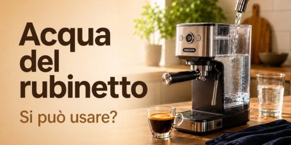 Acqua del rubinetto nella macchina caffè: si può usare?