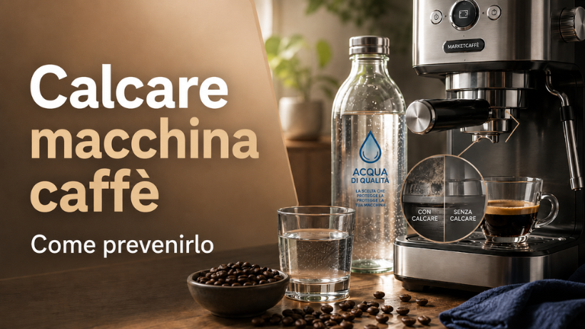 Calcare macchina caffè: come prevenirlo con l’acqua giusta