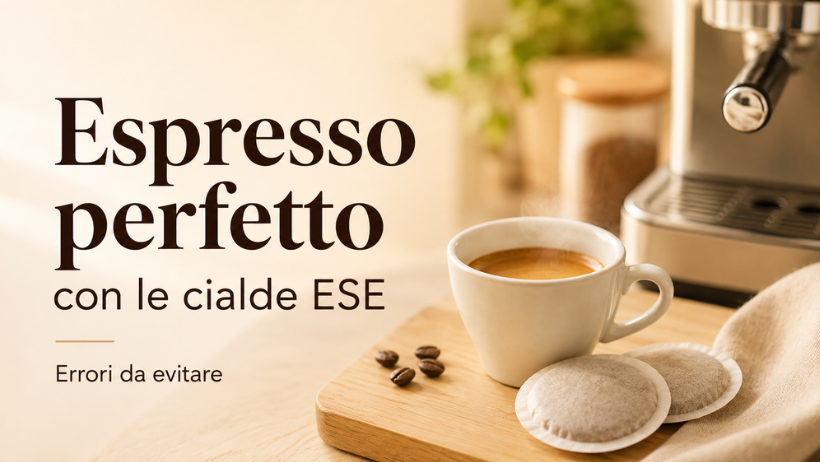 Come preparare un espresso perfetto con le cialde ESE: errori da evitare